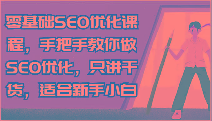 零基础SEO优化课程，手把手教你做SEO优化，只讲干货，适合新手小白-E网资源