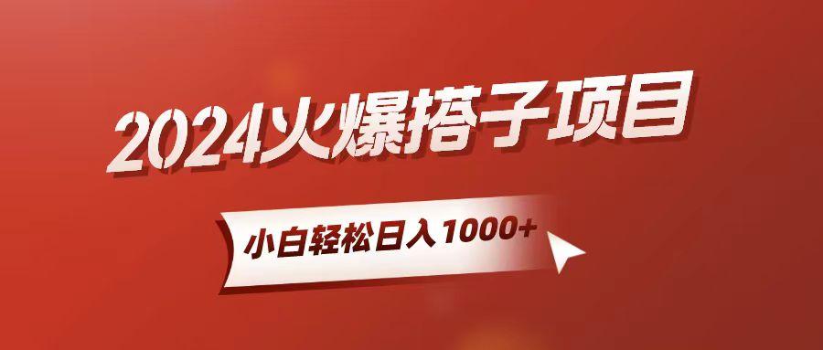 小白轻松上手，日入1000+，搭子项目-E网资源