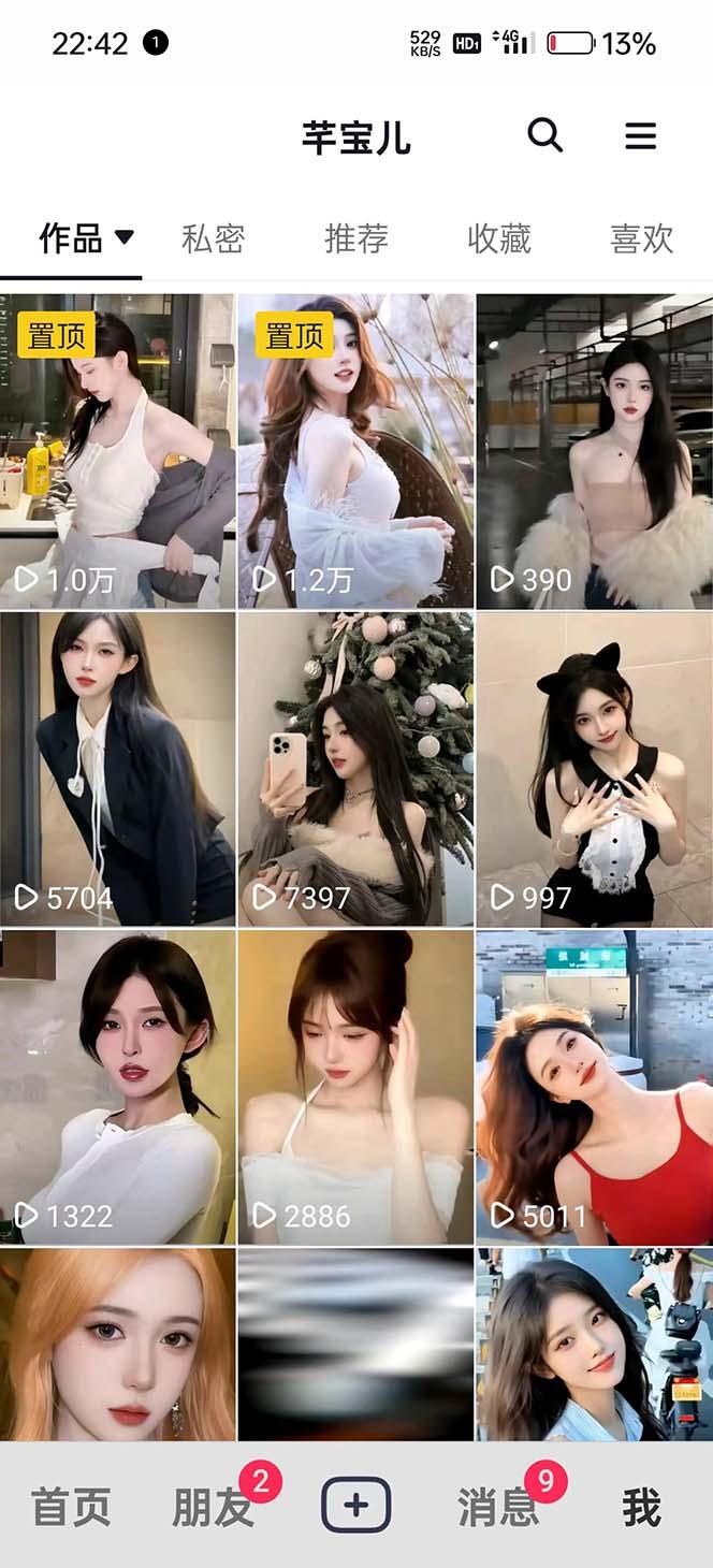 图片[2]-利用AI美女视频引粉，单号日引2000+，新手也能干(教程+软件)-E网资源