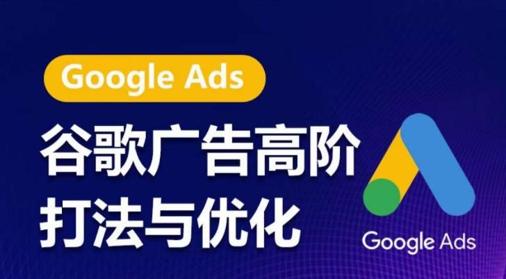 谷歌广告高阶打法与优化，凝结行业精华的谷歌广告体系课程，带你抓住流量红利，最大化ROI-E网资源