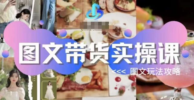 图文带货实操课，图文玩法攻略玩法-E网资源