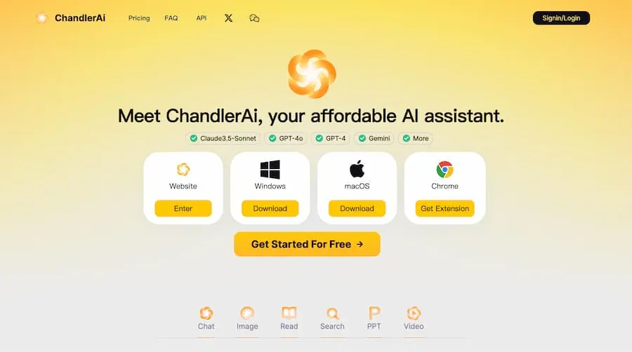 ChandlerAi｜综合性人工智能助手平台 提供多种AI服务-E网资源