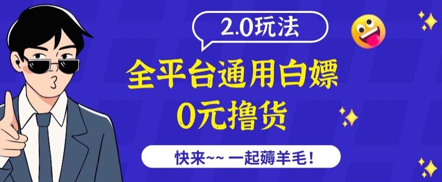 外面收费2980的全平台通用白嫖撸货项目2.0玩法【仅揭秘】-E网资源