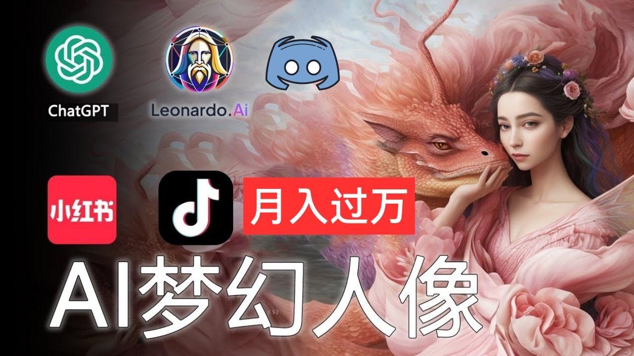 AI摄影梦幻人像：零基础也能月入过万的秘密-E网资源