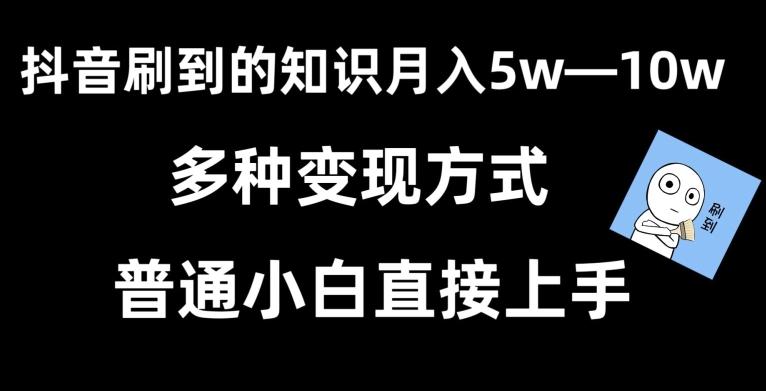 抖音刷到的知识，每天只需2小时，日入2000+，暴力变现，普通小白直接上手【揭秘】-E网资源