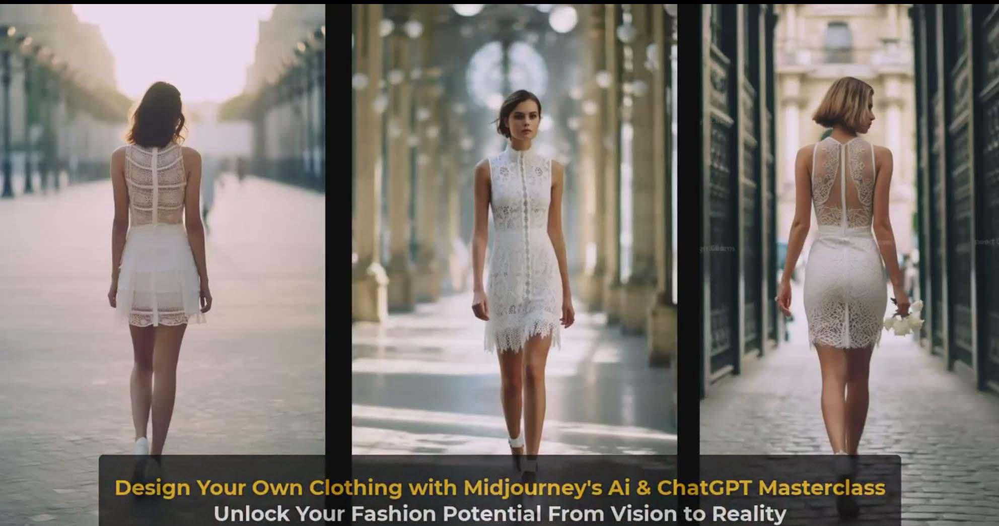 图片[2]-利用 Midjourneys Ai 人工智能设计自己的服装AI大师班-10节课-中英字幕-E网资源
