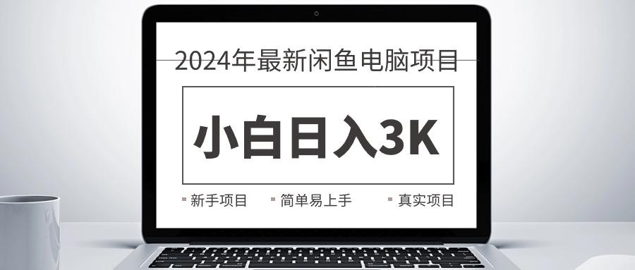2024最新闲鱼卖电脑项目，新手小白日入3K+，最真实的项目教学-E网资源