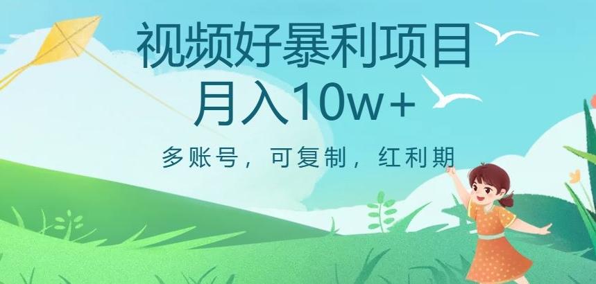 视频号暴利项目，多账号，可复制，红利期，月入10w+【揭秘】-E网资源