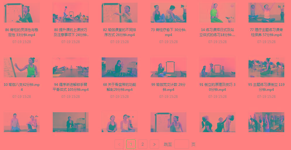 初、中、高级瑜伽课程-E网资源