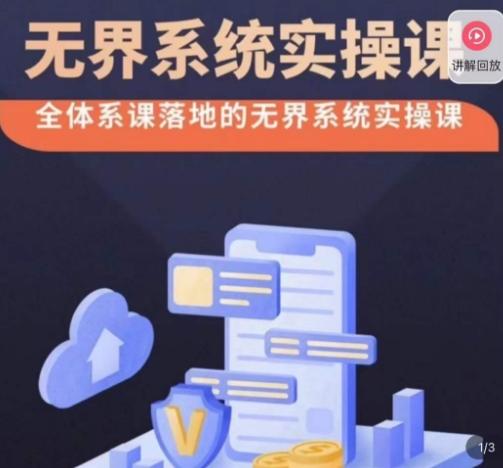 老衲·无界系统实操课，全体系落地无界改版后选择、出价、高投产做付费引流-E网资源