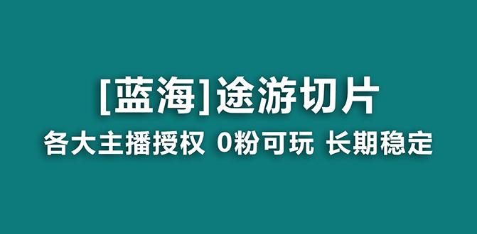 抖音途游切片，龙年第一个蓝海项目，提供授权和素材，长期稳定，月入过万-E网资源