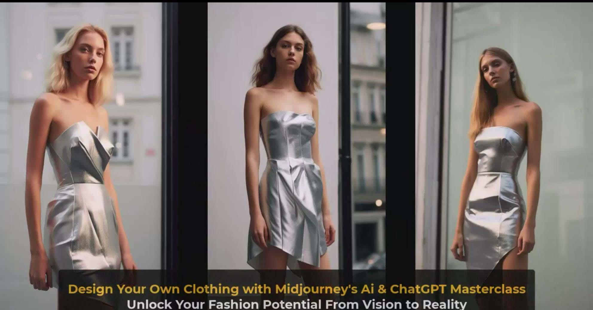 图片[8]-利用 Midjourneys Ai 人工智能设计自己的服装AI大师班-10节课-中英字幕-E网资源