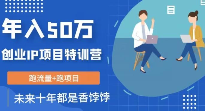 创业IP年入50W核心方法，未来10年最值得做的项目【揭秘】-E网资源