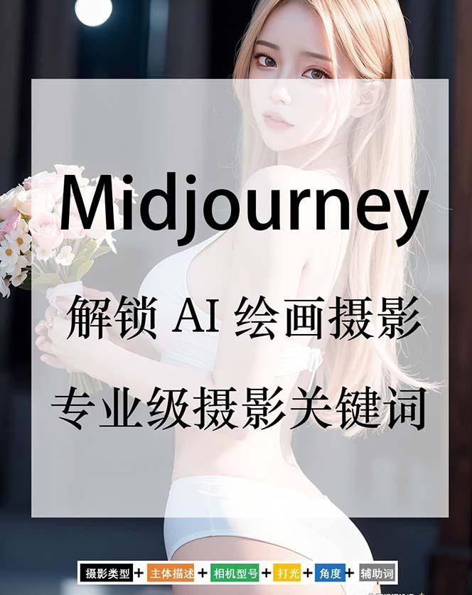 Midjourney关键词-解锁AI绘画专业级人工智能摄影关键词表-E网资源