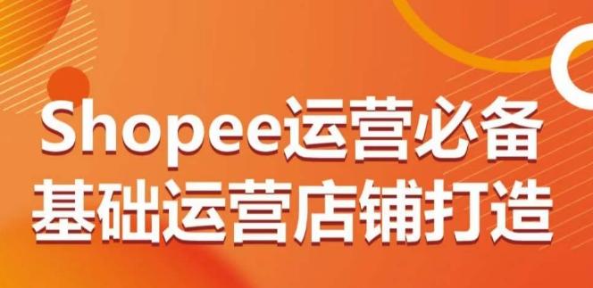 Shopee运营必备基础运营店铺打造，多层次的教你从0-1运营店铺-E网资源