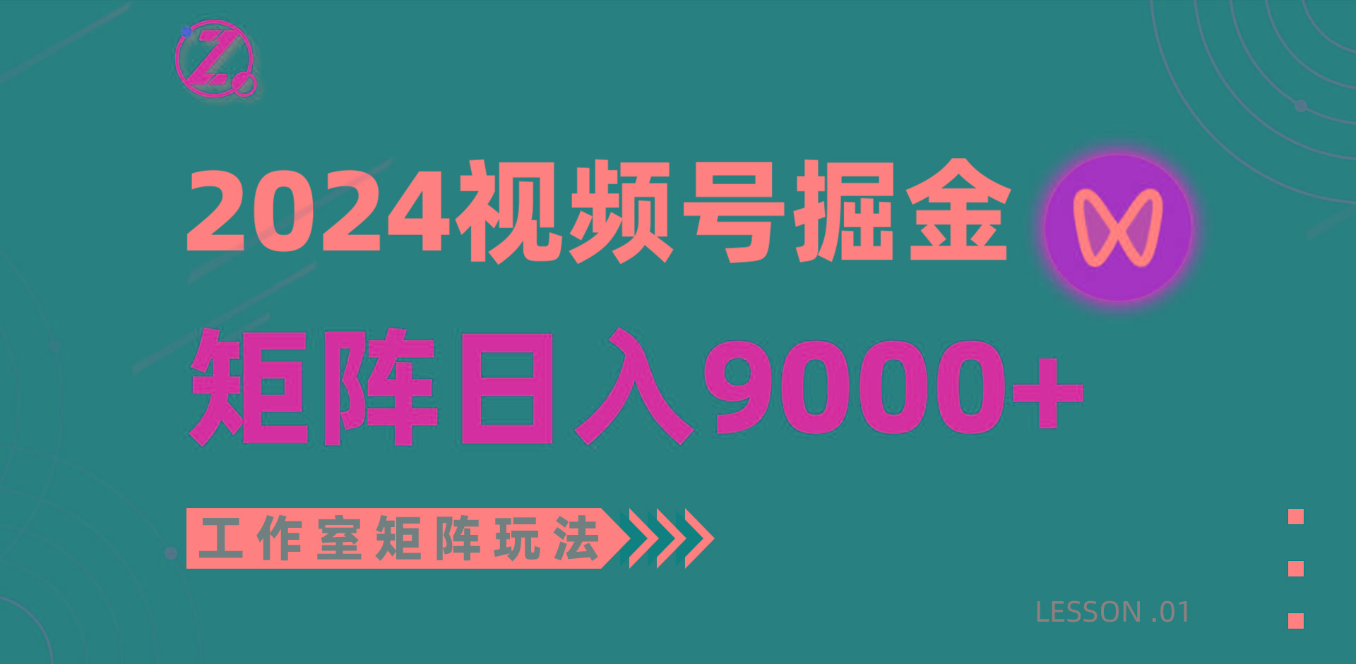(9709期)【蓝海项目】2024视频号自然流带货，工作室落地玩法，单个直播间日入9000+-E网资源
