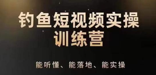 0基础学习钓鱼短视频系统运营实操技巧，钓鱼再到系统性讲解定位ip策划技巧-E网资源