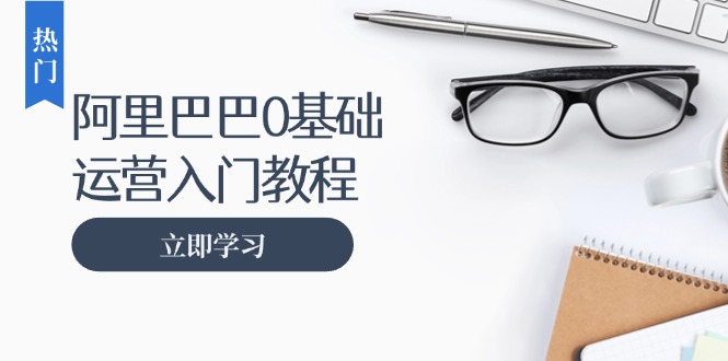 阿里巴巴运营零基础入门教程：涵盖开店、运营、推广，快速成为电商高手-E网资源