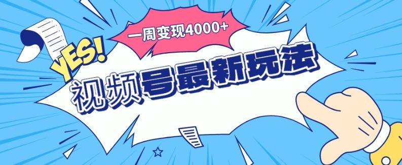 视频号最新玩法，几分钟一个作品，广告收益翻倍，一周变现4000+-E网资源