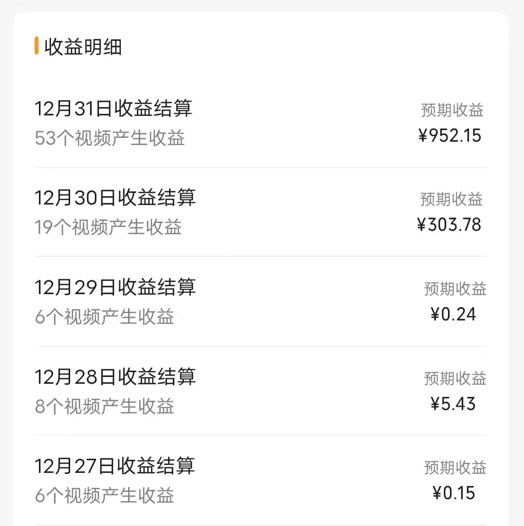 (8550期)每天半小时轻松月入过万，适合任意人群，小白无脑操作，AI条条原创视频-E网资源