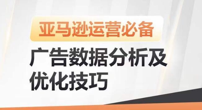 亚马逊广告数据分析及优化技巧，高效提升广告效果，降低ACOS，促进销量持续上升-E网资源