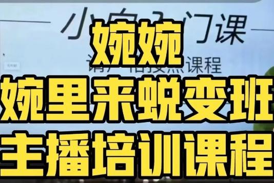 婉婉·婉里来蜕变班（主播课）全方位理解底层逻辑并灵活运用-E网资源