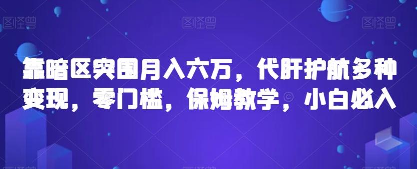 靠暗区突围月入六万，代肝护航多种变现，零门槛，保姆教学，小白必入【揭秘】-E网资源