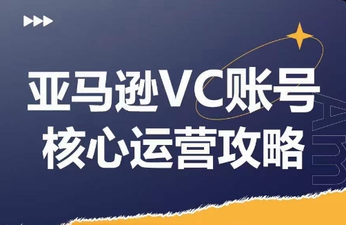 亚马逊VC账号核心玩法解析，实战经验拆解产品模块运营技巧，提升店铺GMV，有效提升运营利润-E网资源