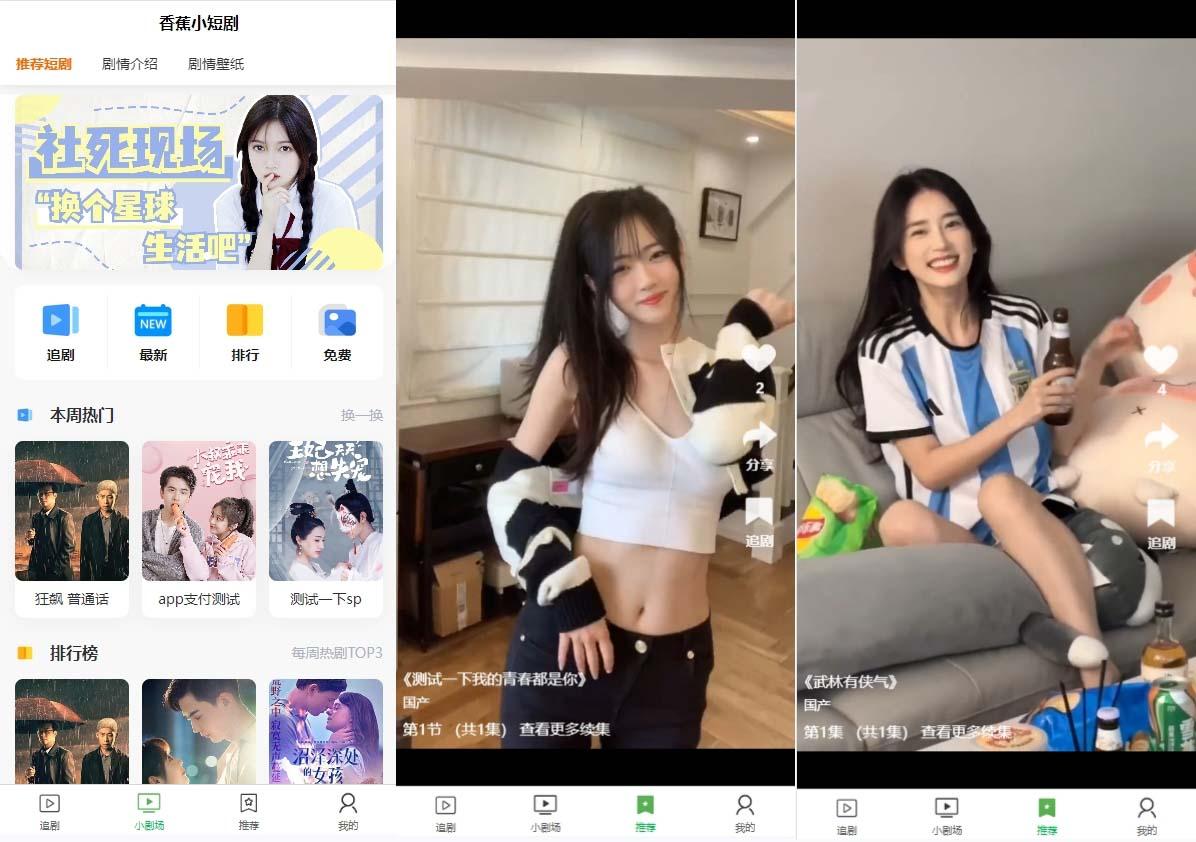 (8542期)小剧场短剧影视系统源码 全开源 带支付收益+会员机制+代理推广等模式【…-E网资源